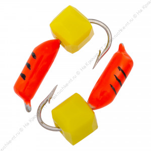 Столбик с "Сырным" кубиком, красный, 2,0 мм