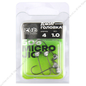 Джиг головка ZUB Micro Jig 506 (крючок 4) 1г. (упак. 5 шт) Джиг головка ZUB Micro Jig 506 (крючок 4) 1г. (упак. 5 шт)