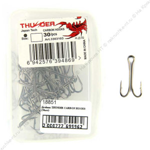 Двойник THUNDER CARBON HOOKS (1шт) №4