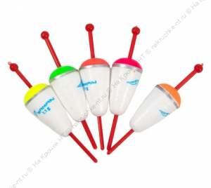 Поплавок зимний ЯМАН "Конус", пенопласт, 1,1 г, цв. в ассорт. (уп. 5 шт.)