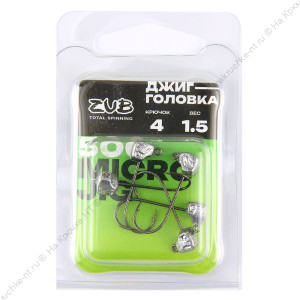 Джиг головка ZUB Micro Jig 506 (крючок 4) 1,5г. (упак. 5 шт) Джиг головка ZUB Micro Jig 506 (крючок 4) 1,5г. (упак. 5 шт)
