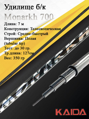 Удилище б/к Kaida Monarkh 7 м