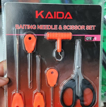 kaida  baiting needle scissor set