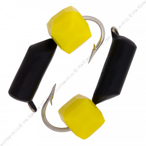 Столбик с "Сырным" кубиком, черный, 1,5 мм