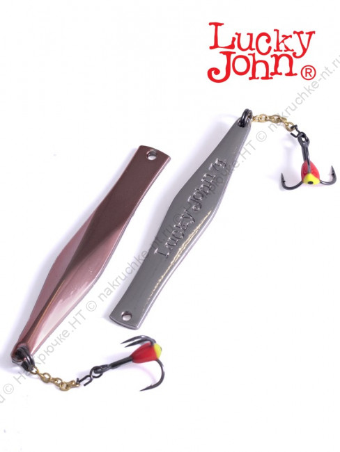 Блесна вертикал. зим. Lucky John KALOMIES с цеп. и кр. 60мм CS блистер 1