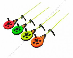 Удочка зимняя Три Кита Балалайка УС-3 (хлыст поликарб.) ассорти