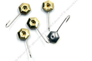 Мормышка паяная ЯМАН Кристалл с лыской, вес 0,52 г, латунь