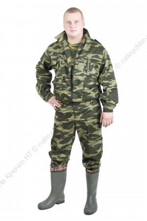 Костюм летний "Мастер" (р.44-46, рост 3-4) (зеленый кмф)