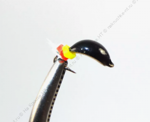 Мормышка свинц Клопик крючок №16 Mustad