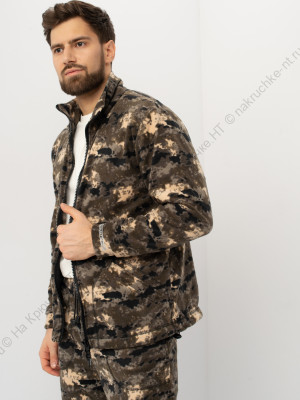 Костюм демисезонный Байкал цвет КМФ 135 ткань Флис (Размер: 48-50, Рост: 170-176)