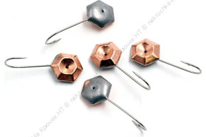 Мормышка паяная ЯМАН Кристалл с лыской, вес 0,52 г, медь