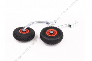 Колеса транцевые под НДНД "СЛЕДОПЫТ" 60 см, хром, быстросъемные (комплект)