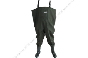 Полукомбинезон рыбацкий СЛЕДОПЫТ ПВХ, р. 47, цв. олива/5/4/