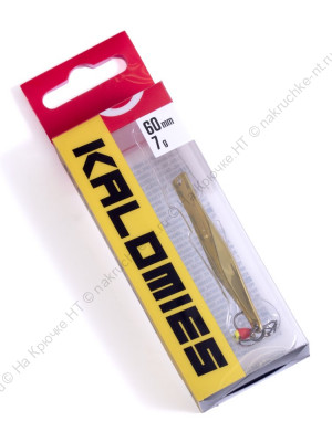 Блесна вертикал. зим. Lucky John KALOMIES с цеп. и кр. 60мм GS блистер