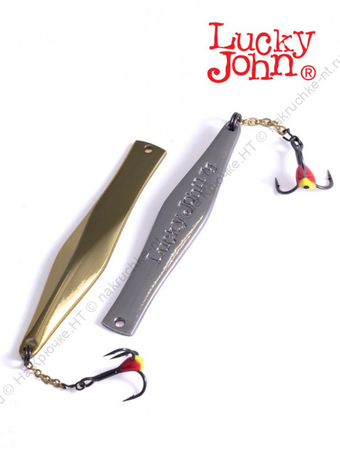Блесна вертикал. зим. Lucky John KALOMIES с цеп. и кр. 60мм GS блистер 1