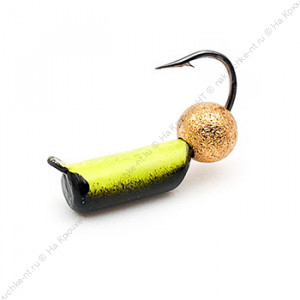 Мормышка вольфрамовая Столбик флуоресцент " Звездная пыль" d-2,0 0,5гр