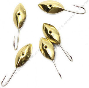 Мормышка паяная ЯМАН Овсинка, вес 1,63 г, латунь