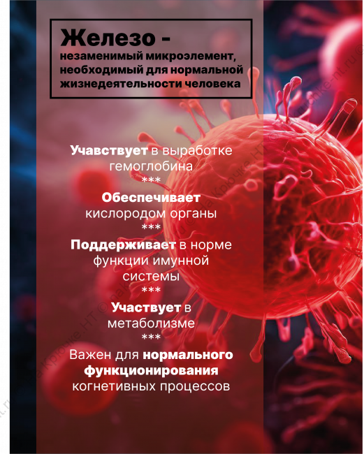 БАД к пище "Железо хелат" ("Iron chelate").