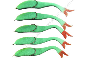 Поролоновая рыбка YAMAN Devious Minnow на двойнике, р. 135 мм, цвет 17 UV