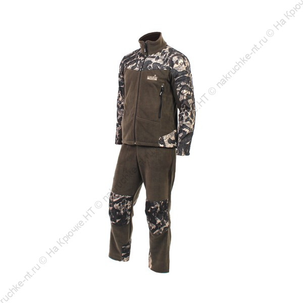 Костюм флис. Norfin BERINGS CAMO Green 04 р.XL