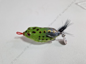 ЛЯГУШКА-НЕЗАЦЕПЛЯЙКА с тройником и лепестком "Wei Yang"