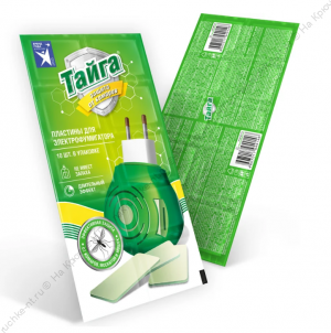 Пластины от комаров "Тайга" (10 шт.)/100/