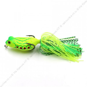 Лягушка-незацепляйка Namazu FROG с лапками, 48 мм, 8 г, цвет 02, крючок-двойник YR Hooks (BN) #1/0/4