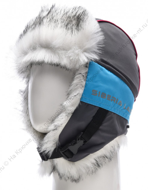 Шапка ушанка зимняя Siberia Lady ткань Breathable цвет Голубой2 Шапка ушанка зимняя Siberia Lady ткань Breathable цвет Голубой2