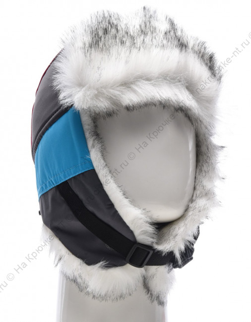 Шапка ушанка зимняя Siberia Lady ткань Breathable цвет Голубой3 Шапка ушанка зимняя Siberia Lady ткань Breathable цвет Голубой3