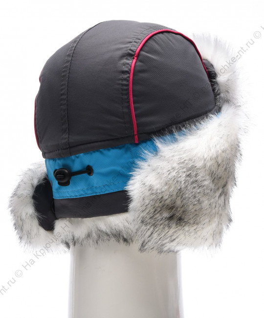 Шапка ушанка зимняя Siberia Lady ткань Breathable цвет Голубой5 Шапка ушанка зимняя Siberia Lady ткань Breathable цвет Голубой5