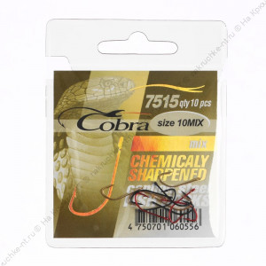 Крючки Cobra MIX сер.7515 разм.010 10шт.