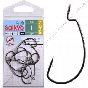 Крючки Saikyo BS-2317 BN № 10/0 (3 шт)