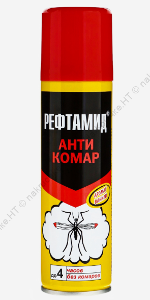 Репеллент "Рефтамид Антикомар" 145 мл (5-03.07.121.01),(5-03.07.221.01),(5-03.07.020.01)/12/
