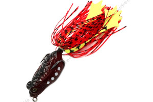 Лягушка-незацепляйка Namazu FROG с лапками, 48 мм, 8 г, цвет 04, крючок-двойник YR Hooks (BN) #1/0/4