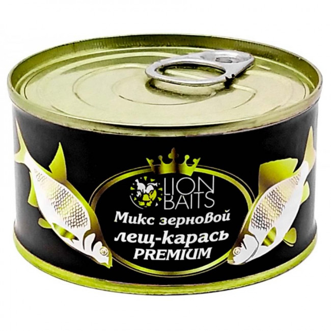 Lion Baits feeder Микс зерновой Лещ-карась Premium -140 мл