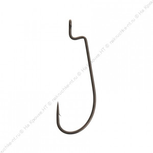 AZURA Крючок Slim Offset Worm Hook №5/0 4шт