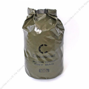 Гермомешок "СЛЕДОПЫТ - Dry Bag" без лямок, 100 л, цв. хаки