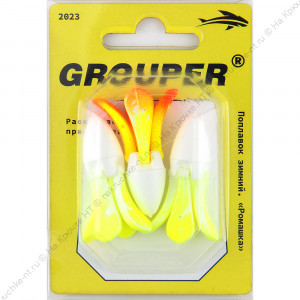 Поплавок-ромашка GROUPER 4 лепестка с ножкой (1,2г)