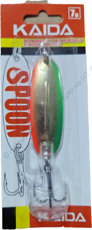 Блесна колеблющаяся KAIDA SPOON 7гр, col.010 (K402)