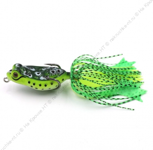 Лягушка-незацепляйка Namazu FROG с лапками, 48 мм, 8 г, цвет 07, крючок-двойник YR Hooks (BN) #1/0