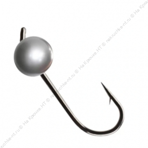 Вольфрамовая джиг-головка 0,85г цвет серебро