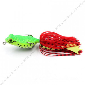 Лягушка-незацепляйка Namazu FROG с лапками, 48 мм, 8 г, цвет 08, крючок-двойник YR Hooks (BN) #1/0/4