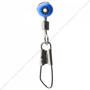 Вертлюги c застеж. и пласт. бусин. Feeder Concept 001S 5шт.