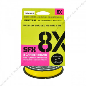 Леска плетеная SFX 8X желтая 135 м 0.148 мм 7.7 кг PE 0.8 (10702070/130923/3376871, ТАЙВАНЬ (КИТАЙ))