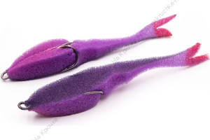 Поролоновая рыбка YAMAN Devious Minnow на двойнике, р. 135 мм, цвет 25 UV