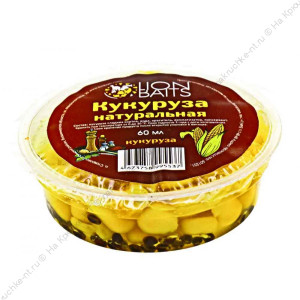 Lion baits Кукуруза натуральная в пластиковой банке (запайка) "Кукуруза" 60мл