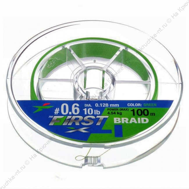 Intech  First Braid X4 100m 0,3 0.09mm (GREEN) 2 Intech  First Braid X4 100m 0,3 0.09mm (GREEN) 2