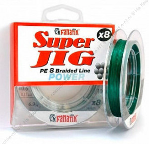 Шнур FANATIK Super Jig PE X8 100 м. (#1,0) 0,16мм. GREEN