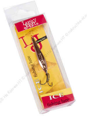Блесна вертикал. зим. Lucky John S-1 с тр. 01.5г C блистер