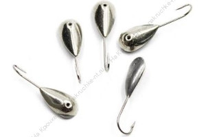 Мормышка паяная ЯМАН Уралка, вес 0,48 г, никель